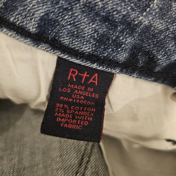 Rta Black Distressed Skinny Jeans - Picture 6 of 8